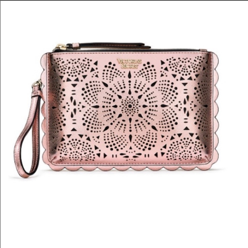 NWT Rose Gold Night Out Wristlet & ⁉️ NWT 🎁!